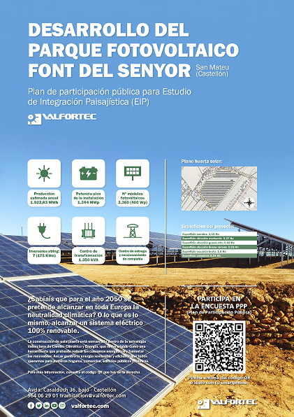 Cartel informativo ISF Font del Senyor San Mateu